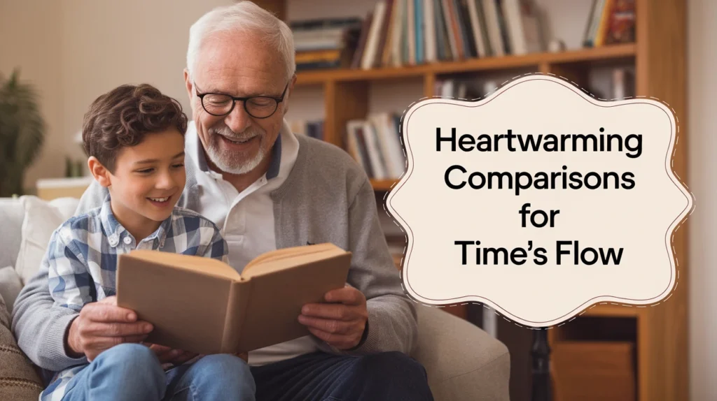 Heartwarming Comparisons for Time’s Flow