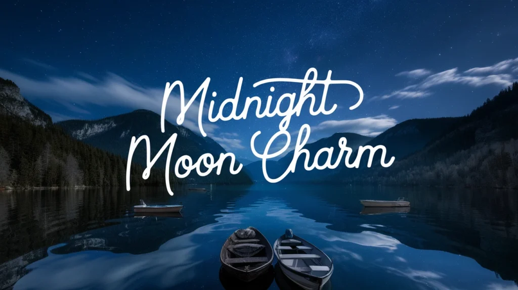 Midnight Moon Charm