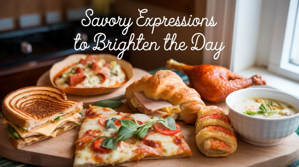 Savory Expressions to Brighten the Day