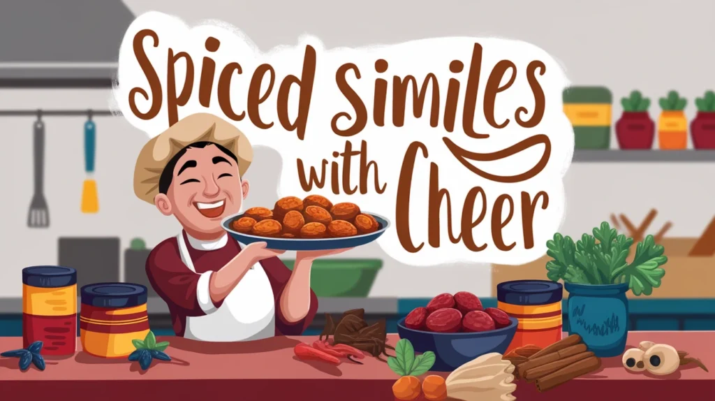 Spiced Similes with Cheer