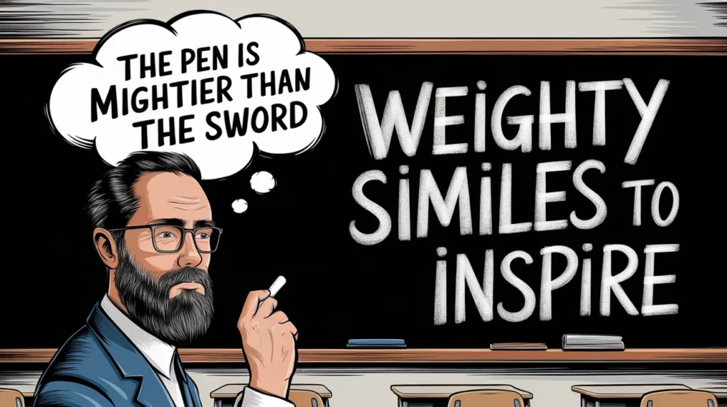 Weighty Similes to Inspire