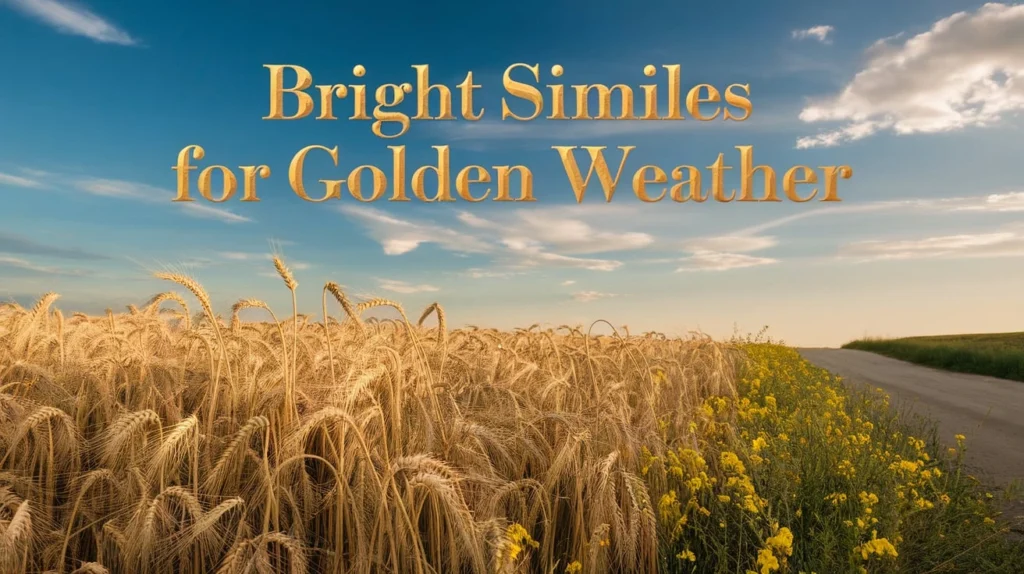 bright-similes-for-golden-weather