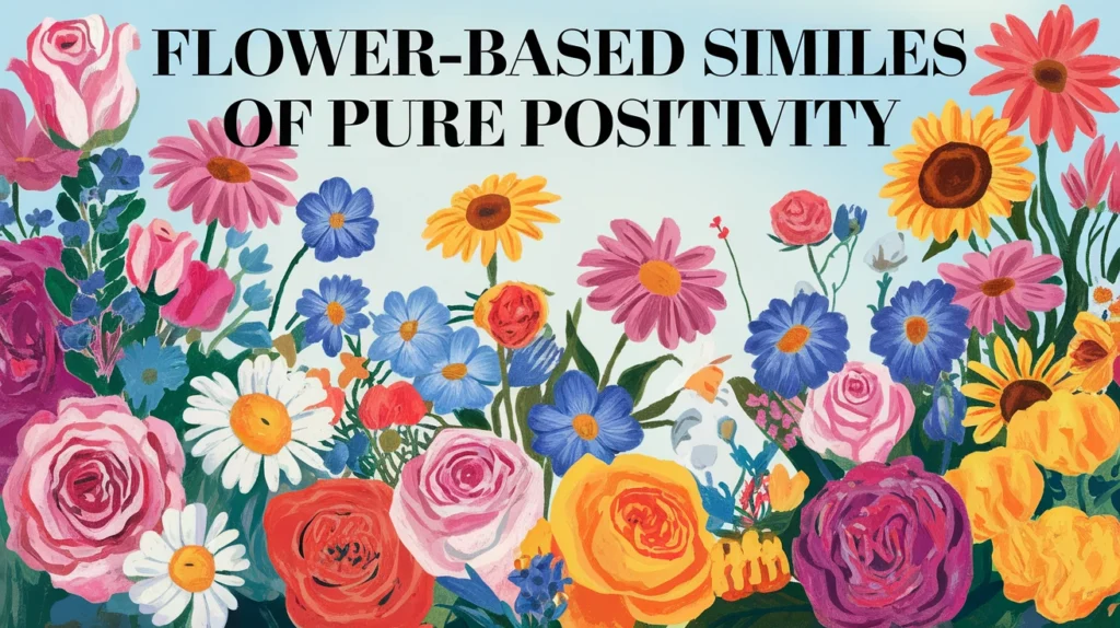 Flower-Based Similes of Pure Positivity