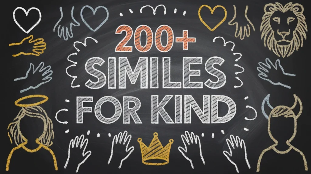 200+ Similes for Kind