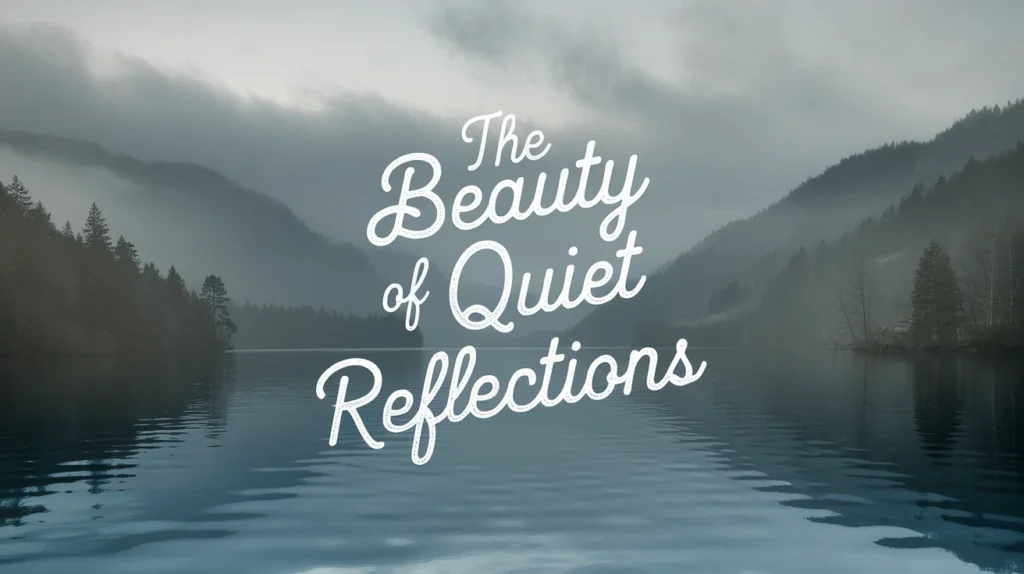 the-beauty-of-quiet-reflections