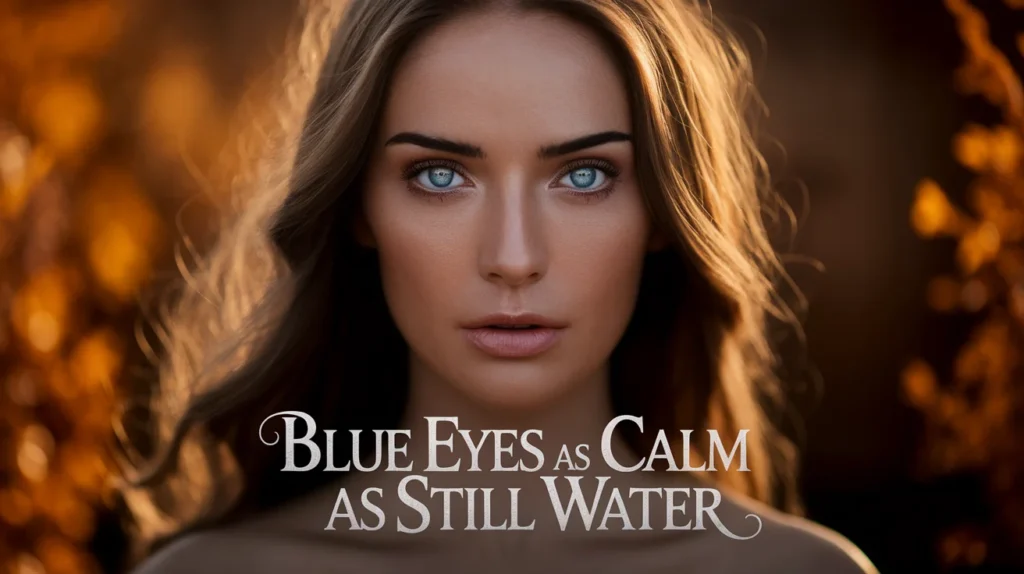 Blue Eyes as Calm as Still Water