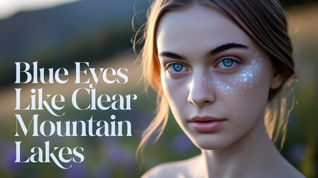 Blue Eyes Like Clear Mountain Lakes