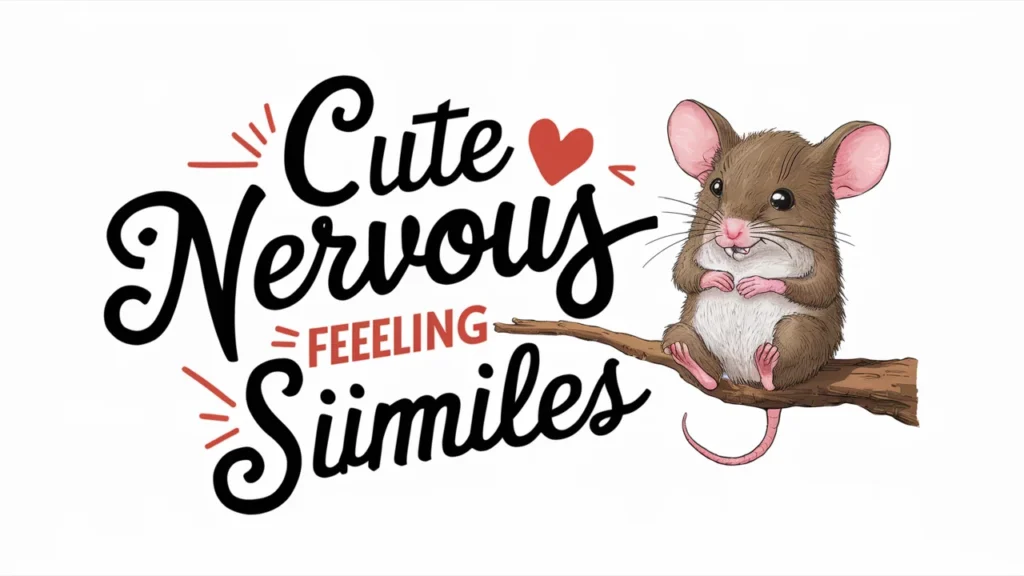 Cute Nervous-Feeling Similes