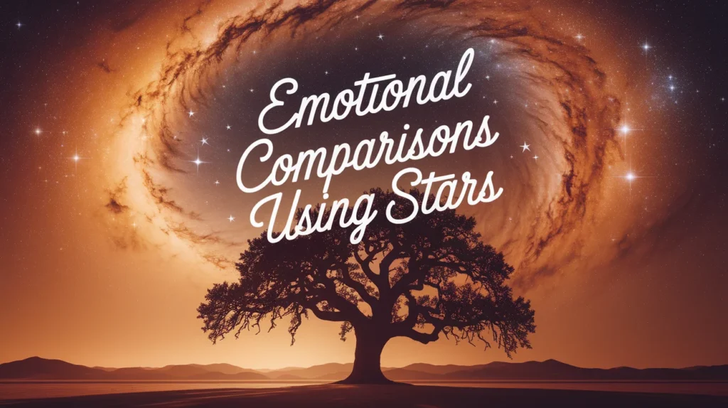 Emotional comparisons using stars