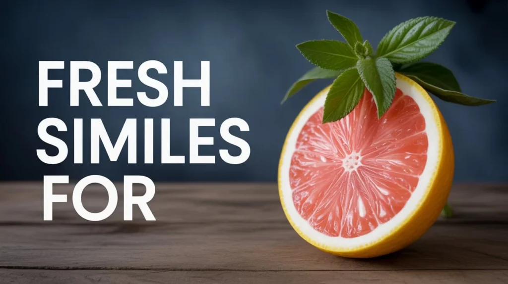 Fresh Similes For
