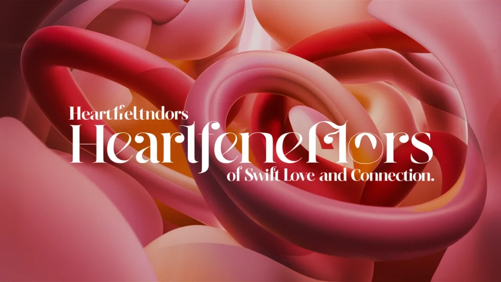 Heartfelt metaphors of swift love and connection