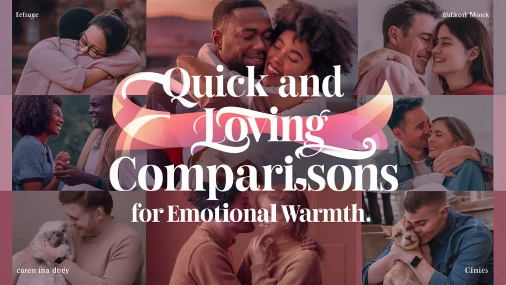 Quick and loving comparisons for emotional warmth
