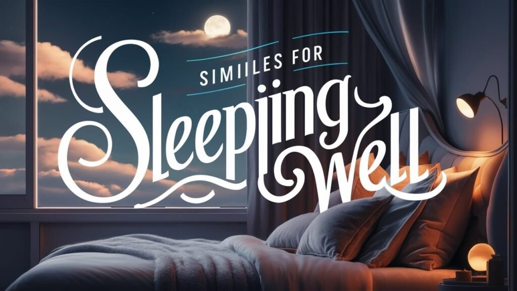 Similes for Sleeping Well