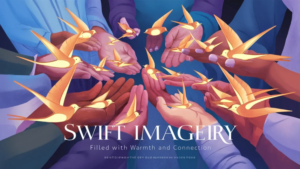 Swift imagery filled with warmth and connection