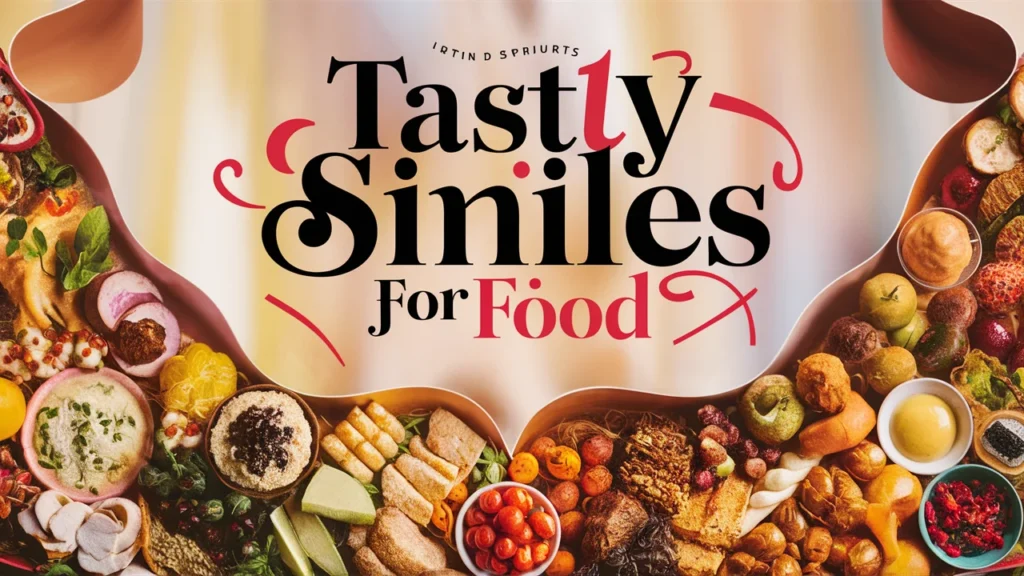 Tasty Similes for Food