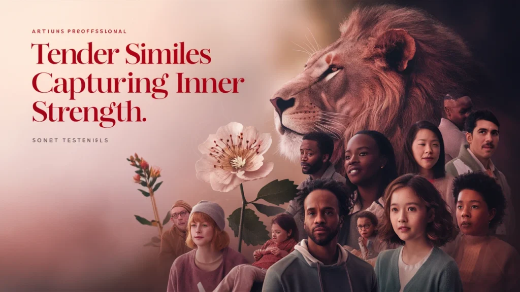 Tender similes capturing inner strength