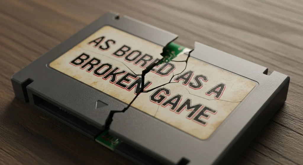 As Bored as a Broken Game