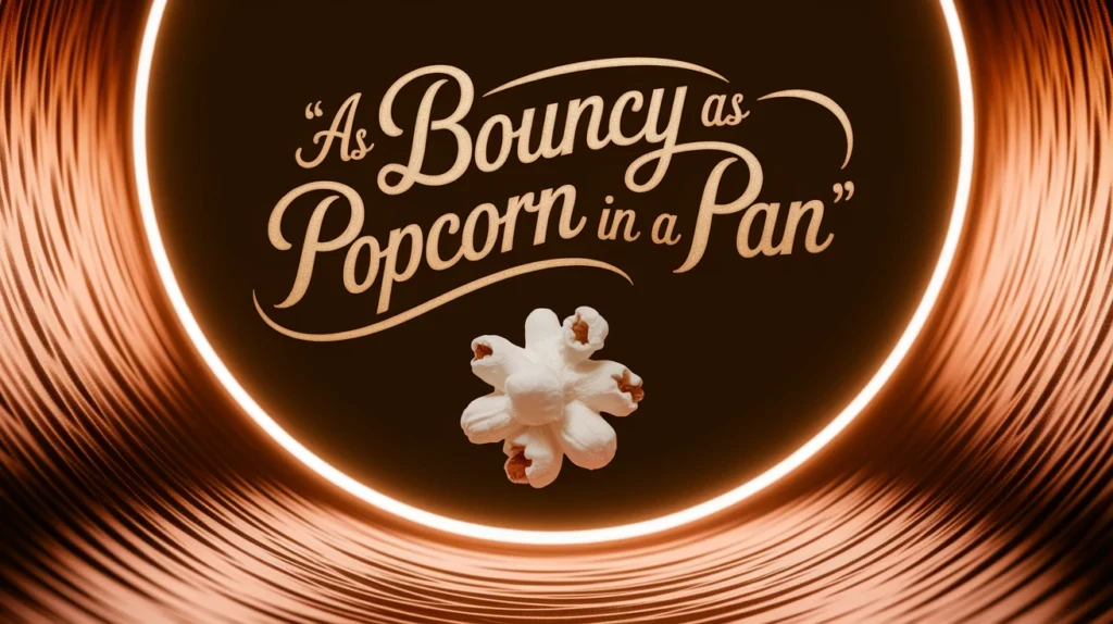 As Bouncy as Popcorn in a Pan