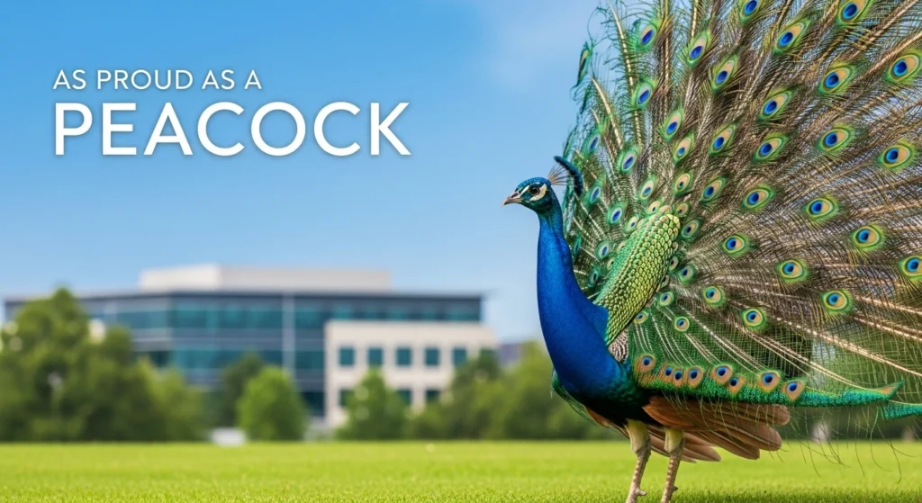 As Proud as a Peacock