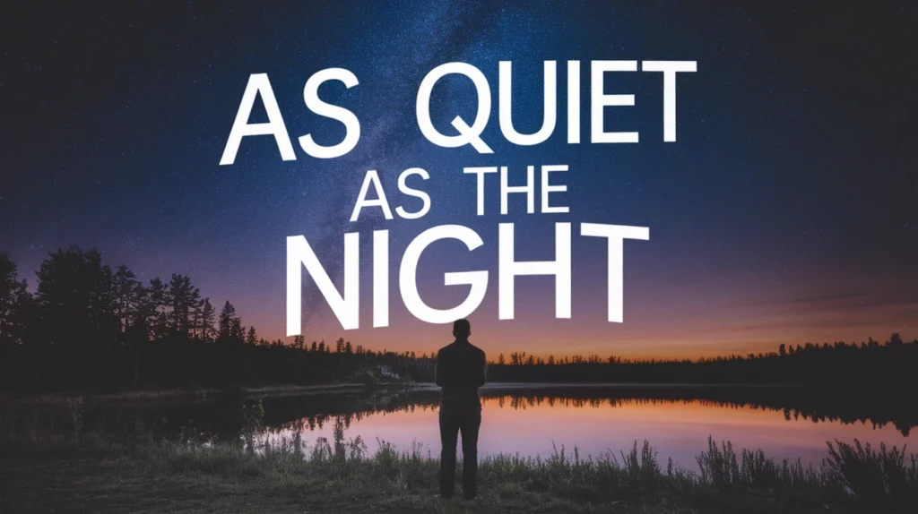 As Quiet as the Night