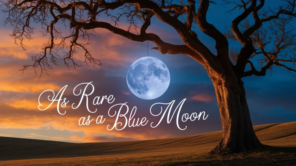 As Rare as a Blue Moon