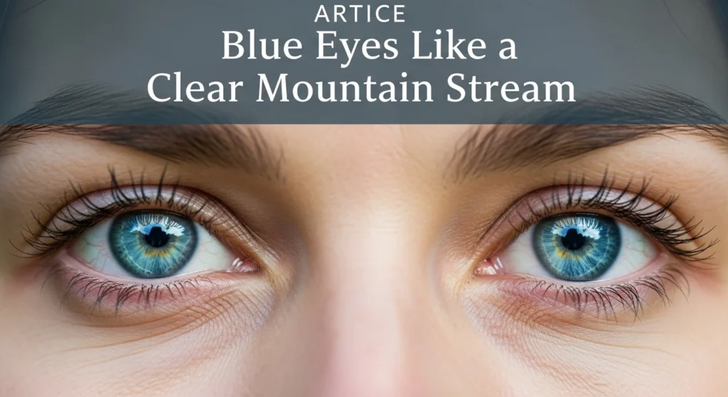 Blue Eyes Like a Clear Mountain Stream