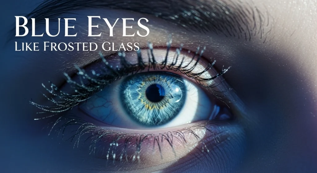 Blue Eyes Like Frosted Glass