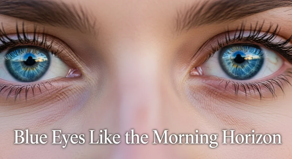 Blue Eyes Like the Morning Horizon