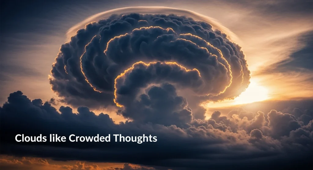 Clouds like Crowded Thoughts