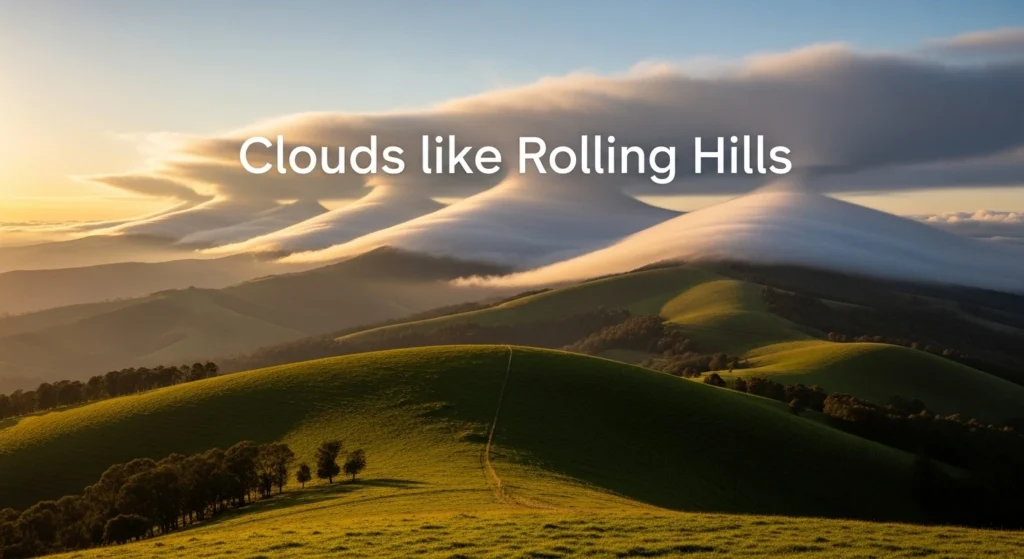 Clouds like Rolling Hills