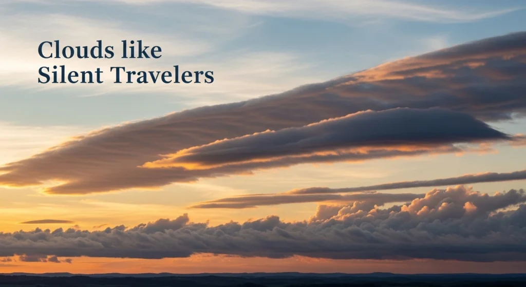Clouds like Silent Travelers