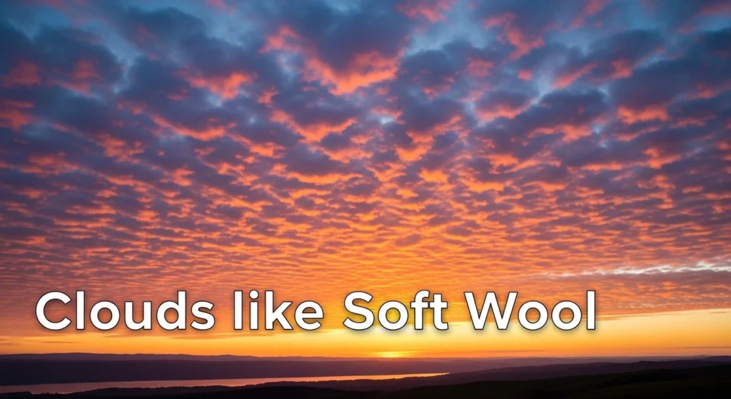 Clouds like Soft Wool