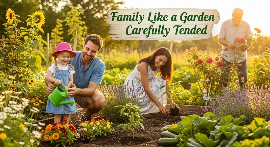 Family Like a Garden Carefully Tended