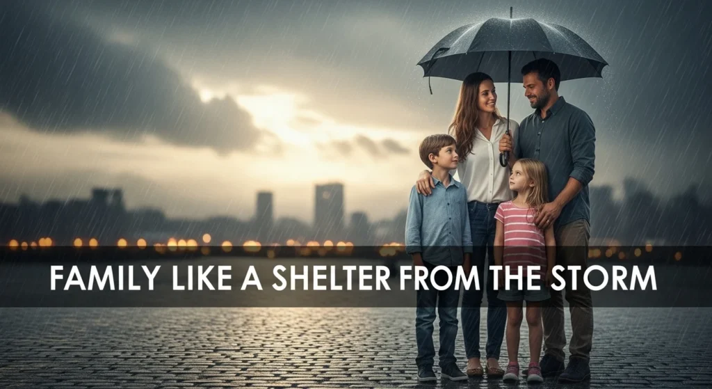 Family Like a Shelter from the Storm