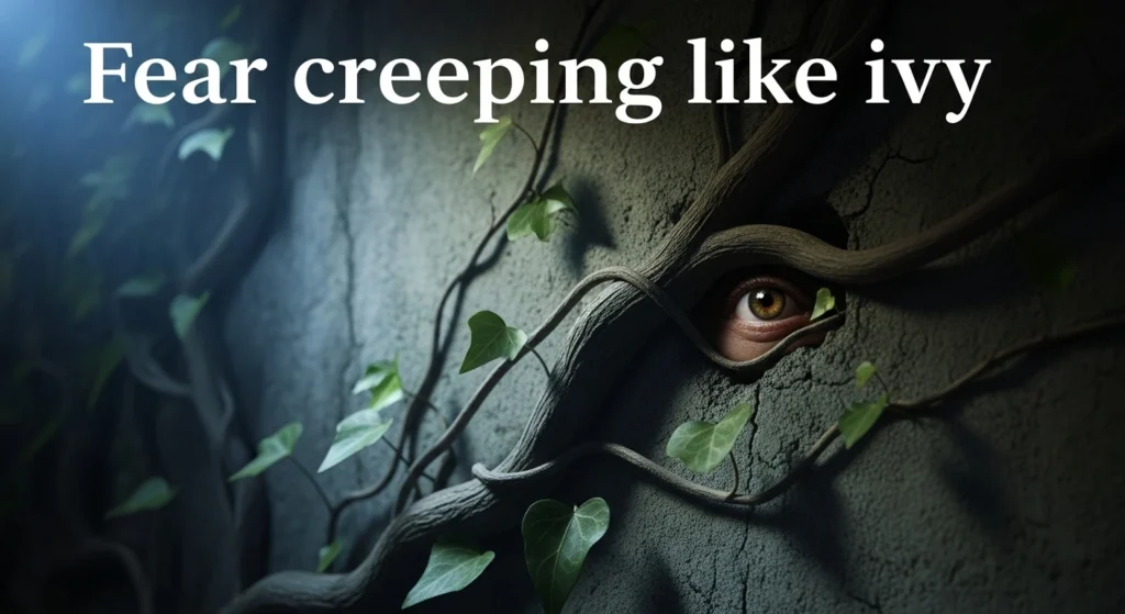 Fear creeping like ivy