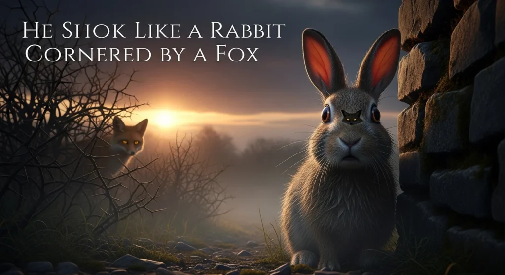He Shook Like a Rabbit Cornered by a Fox