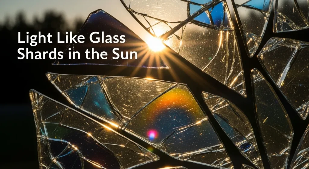 Light Like Glass Shards in the Sun