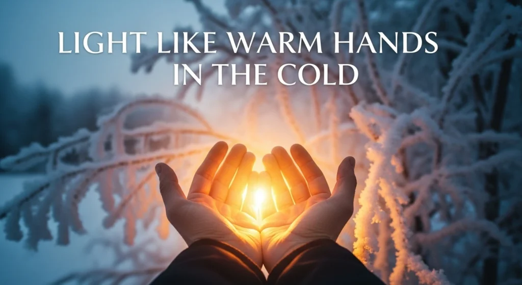Light Like Warm Hands in Cold