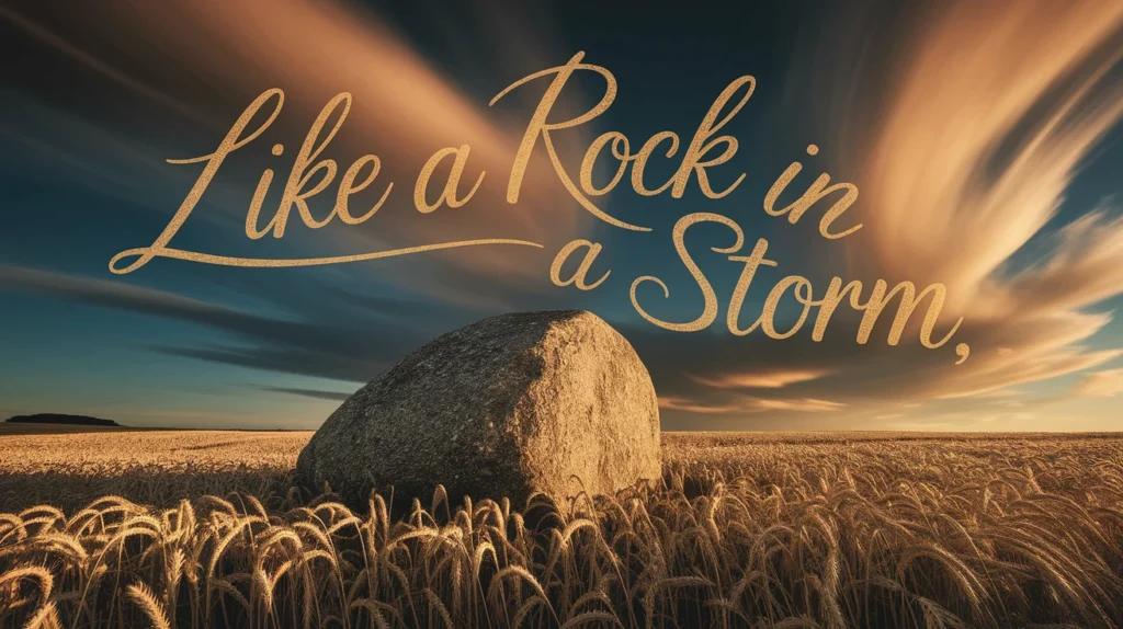 Like a Rock in a Storm