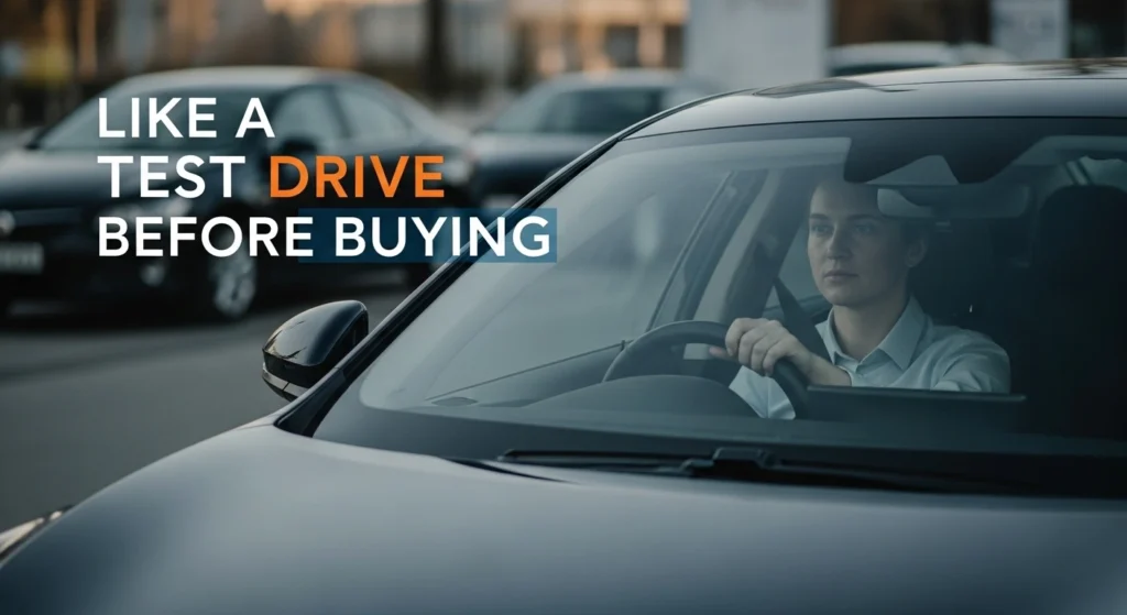 Like a Test Drive Before Buying