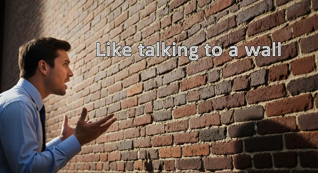 Like talking to a wall