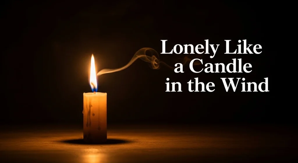 Lonely Like a Candle in the Wind
