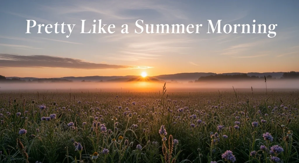 Pretty Like a Summer Morning