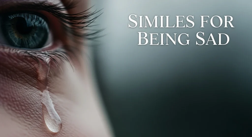Similes for Being Sad
