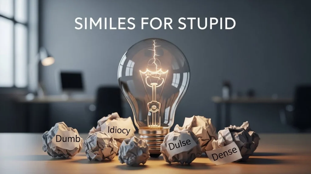 Similes for Stupid