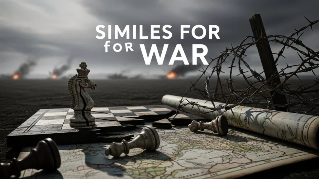 Similes for War