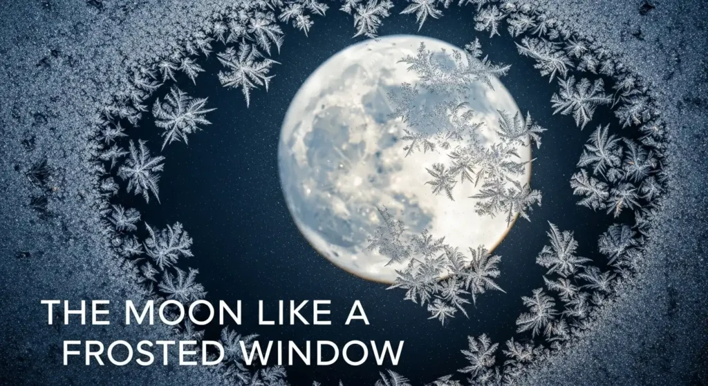 The Moon Like a Frosted Window