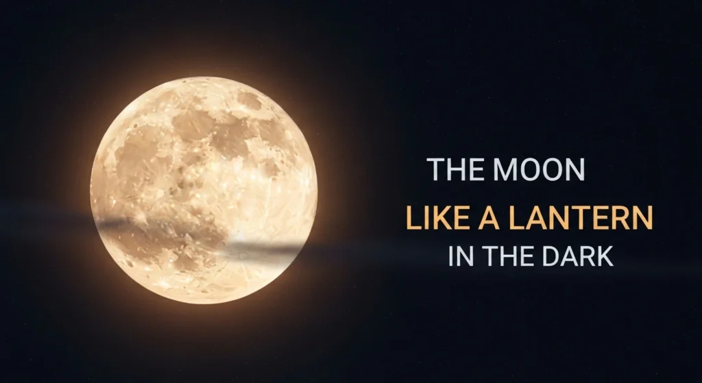 The Moon Like a Lantern in the Dark