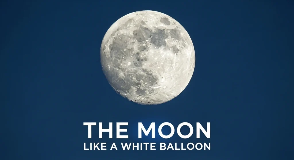 The Moon Like a White Balloon
