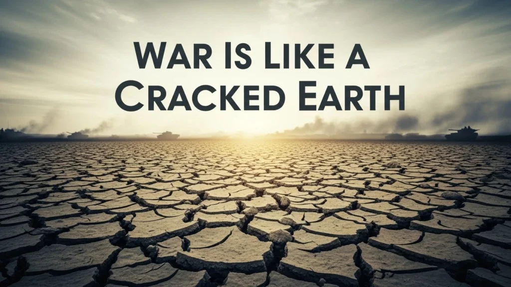War Is Like a Cracked Earth